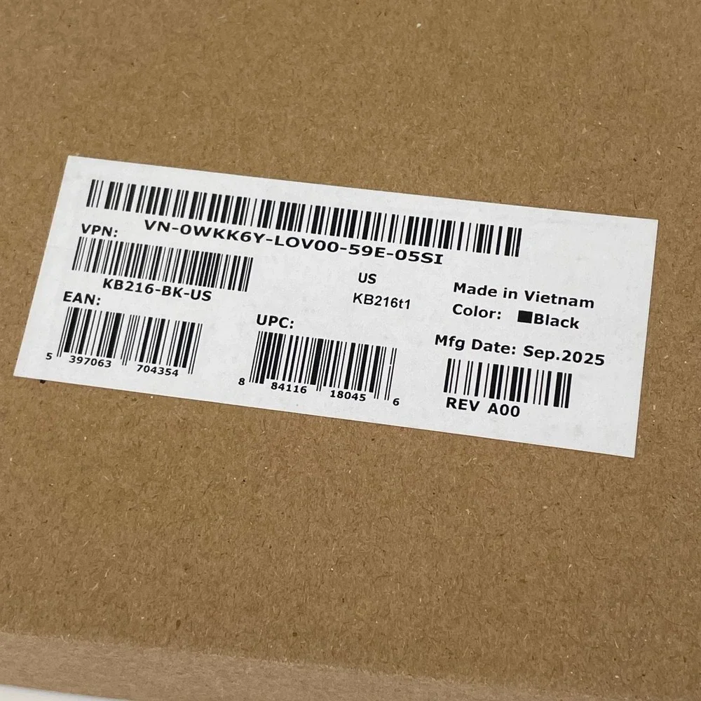 Dell KB216 Wired USB Keyboard Mouse Black Full Size QWERTY New in Package